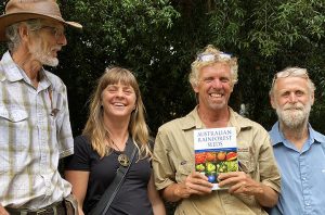 Authors of Australian Rainforest Seeds book: L-R Hugh Nicholson, Michelle Chapman, Mark Dunphy, Steve McAlpin 
